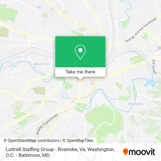 Luttrell Staffing Group - Roanoke, Va map
