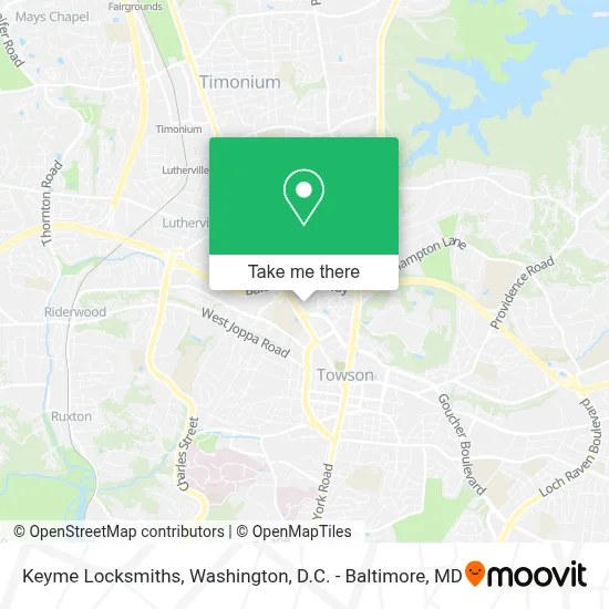 Keyme Locksmiths map