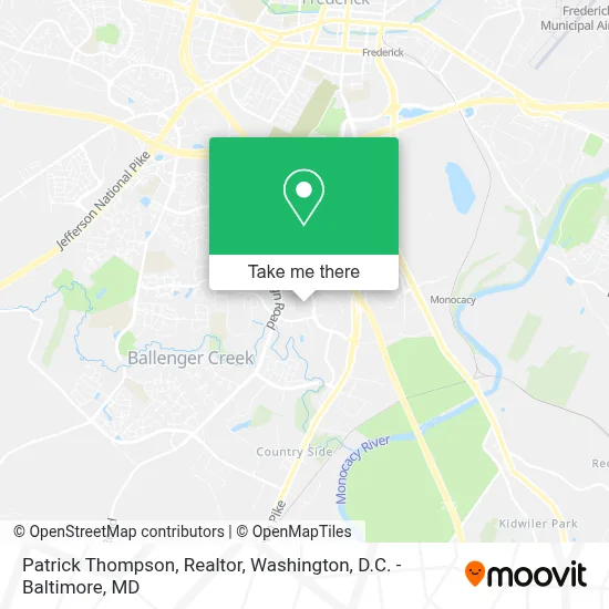 Patrick Thompson, Realtor map