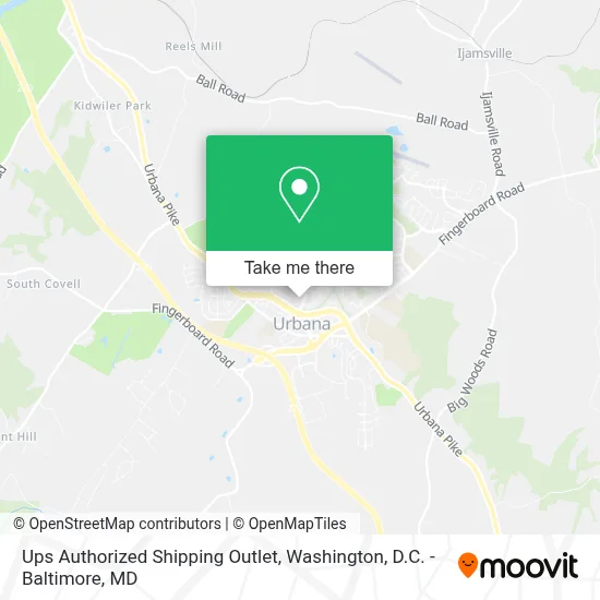 Ups Authorized Shipping Outlet map
