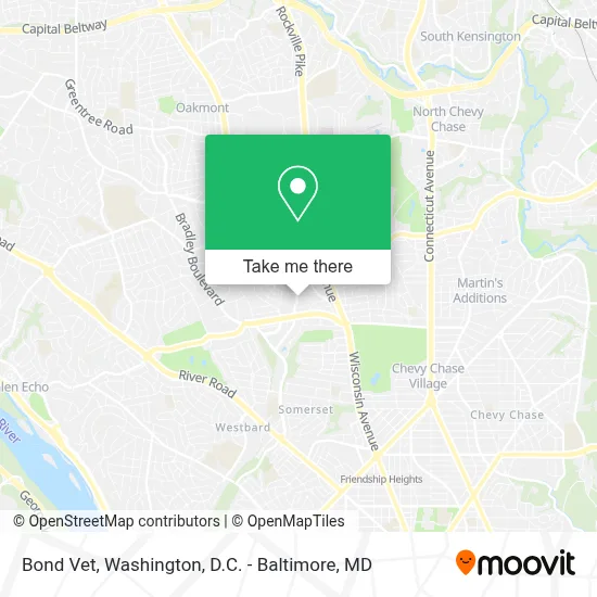 Bond Vet map