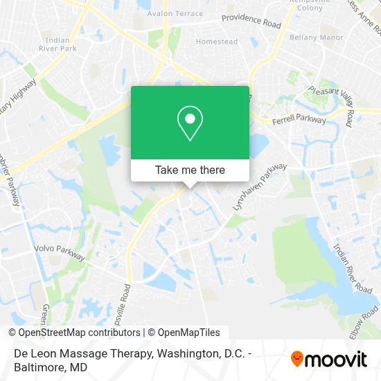 De Leon Massage Therapy map