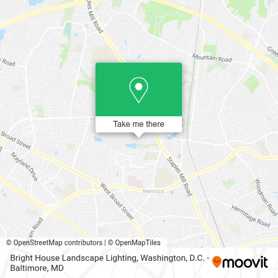 Bright House Landscape Lighting map