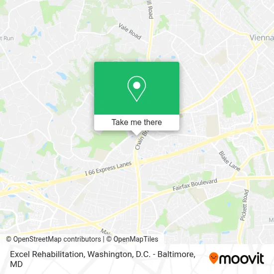 Excel Rehabilitation map