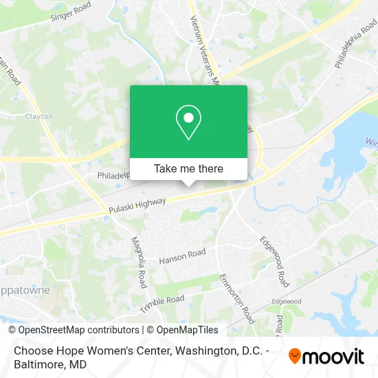 Choose Hope Women's Center map