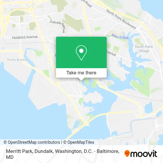 Merritt Park, Dundalk map