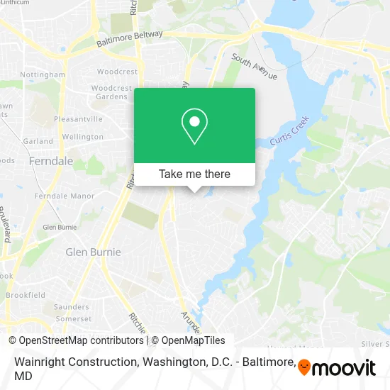 Wainright Construction map