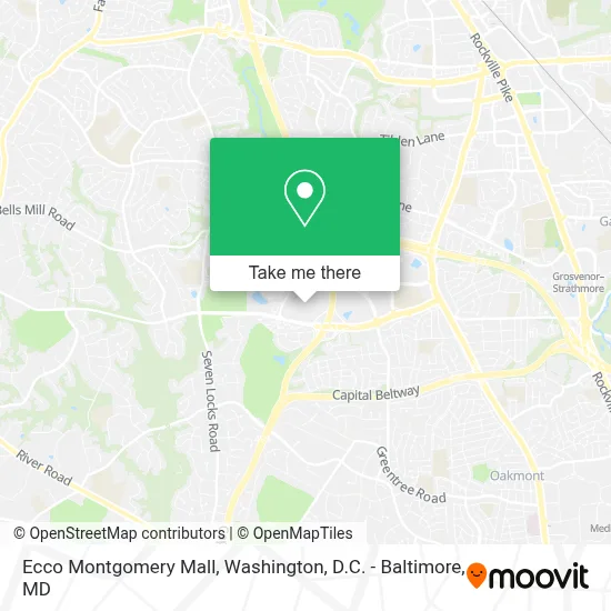 Ecco Montgomery Mall map
