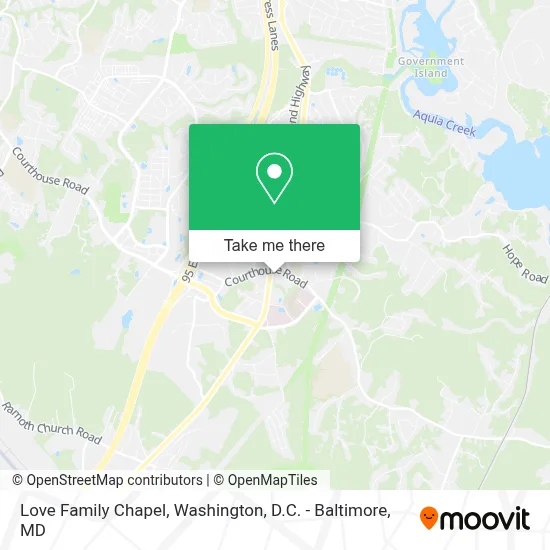 Love Family Chapel map