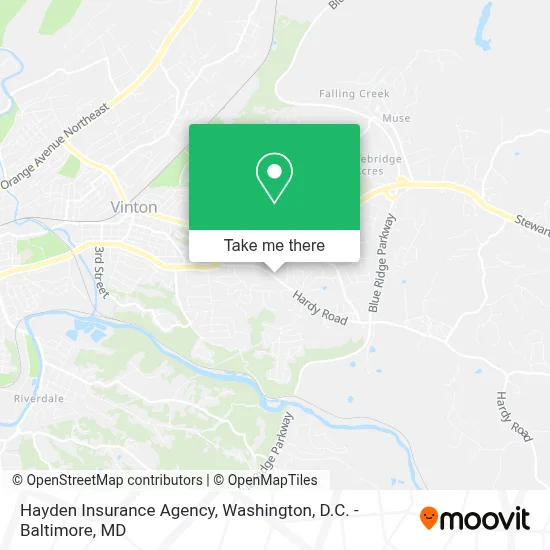 Hayden Insurance Agency map