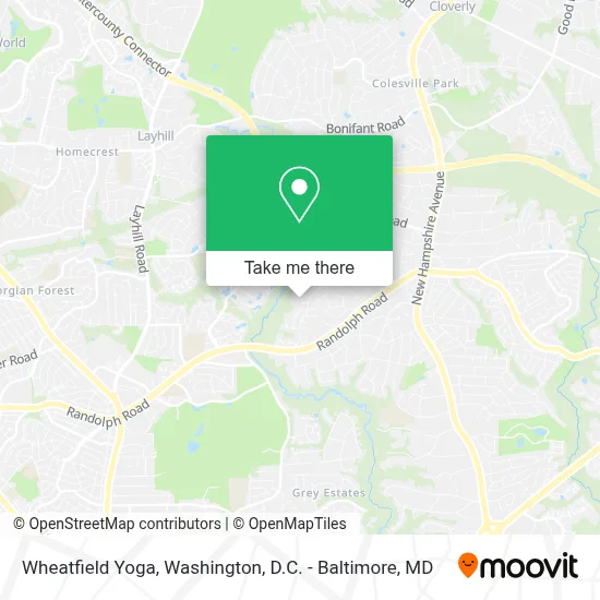 Wheatfield Yoga map
