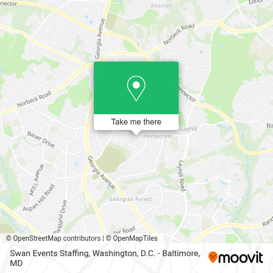 Swan Events Staffing map