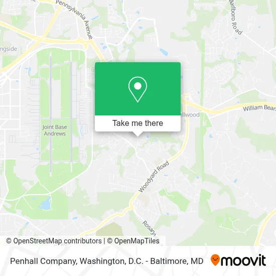 Penhall Company map