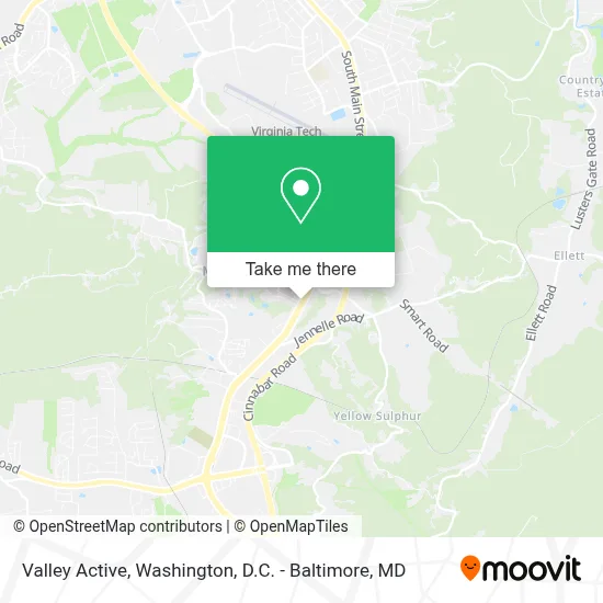 Valley Active map