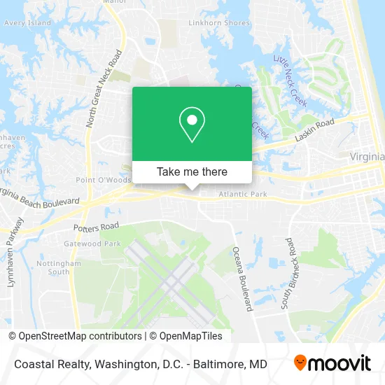 Coastal Realty map