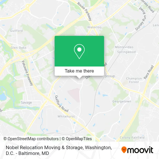 Nobel Relocation Moving & Storage map