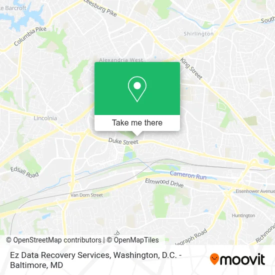 Ez Data Recovery Services map