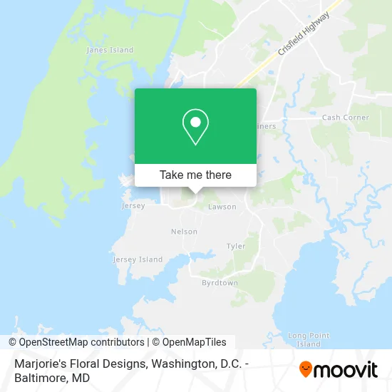 Marjorie's Floral Designs map