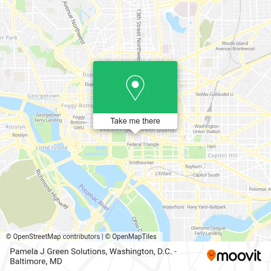 Pamela J Green Solutions map