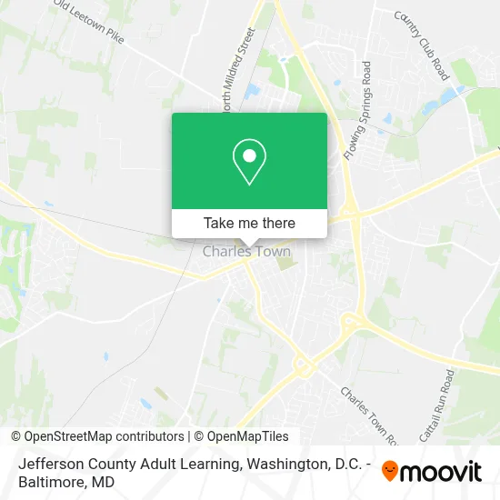 Jefferson County Adult Learning map