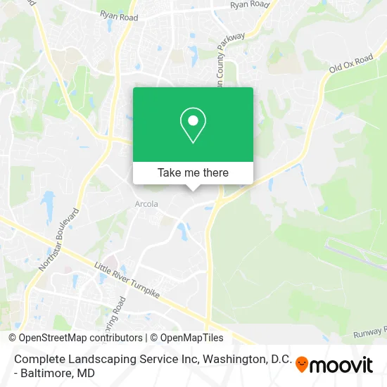Complete Landscaping Service Inc map