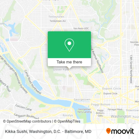 Kikka Sushi map