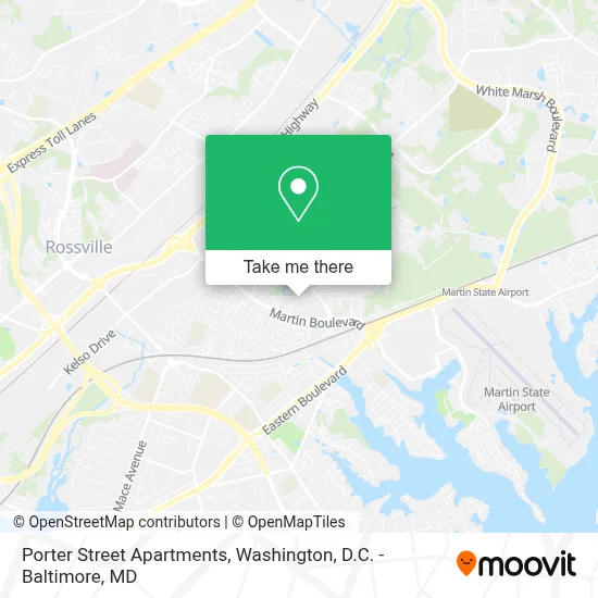 Porter Street Apartments map
