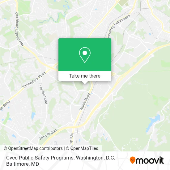 Cvcc Public Safety Programs map