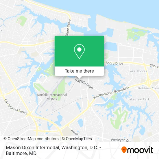 Mason Dixon Intermodal map