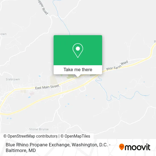 Blue Rhino Propane Exchange map