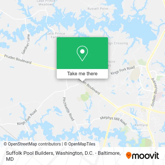 Suffolk Pool Builders map