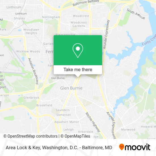 Area Lock & Key map