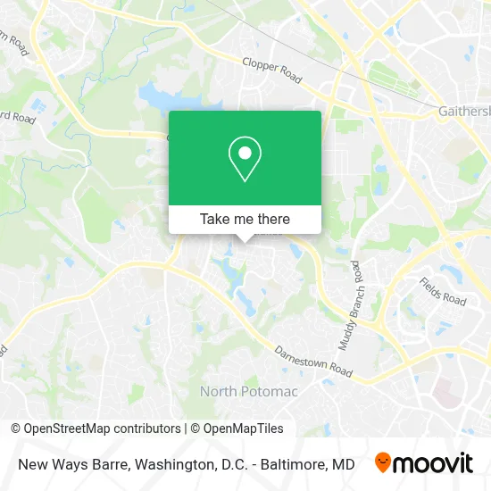 New Ways Barre map