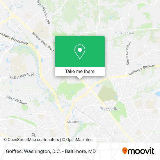 Golftec map