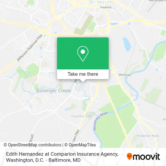 Edith Hernandez at Comparion Insurance Agency map
