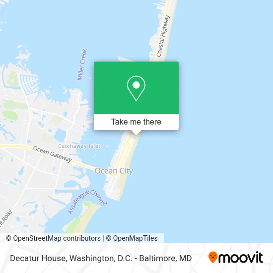 Decatur House map