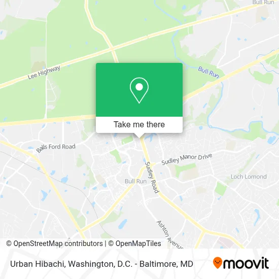 Urban Hibachi map