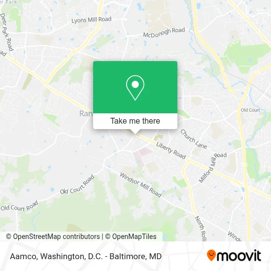 Aamco map
