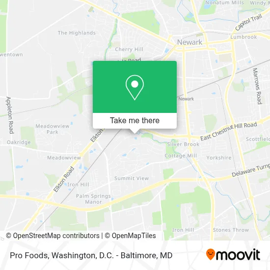 Pro Foods map