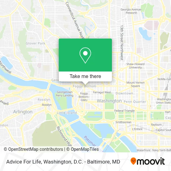 Advice For Life map