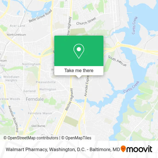 Walmart Pharmacy map