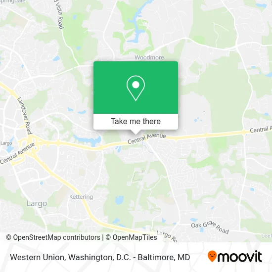 Western Union map