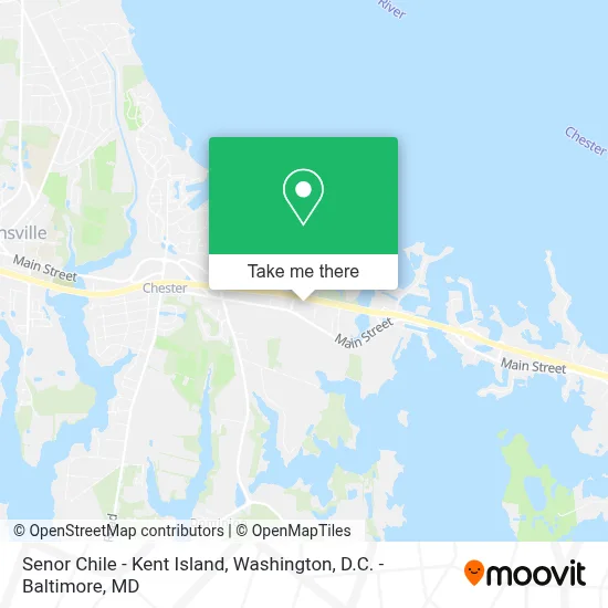 Senor Chile - Kent Island map