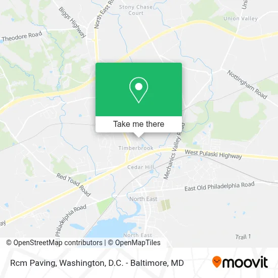 Rcm Paving map