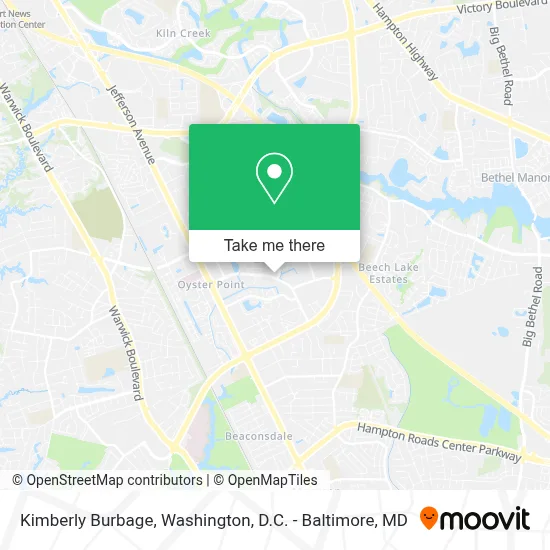 Kimberly Burbage map