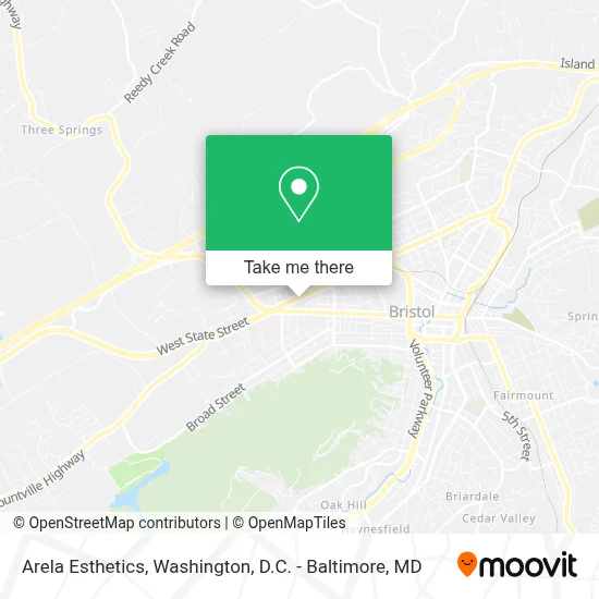 Arela Esthetics map