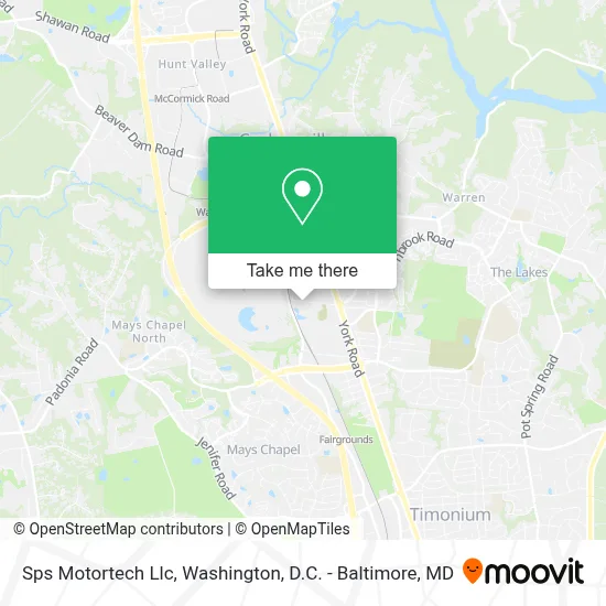 Sps Motortech Llc map