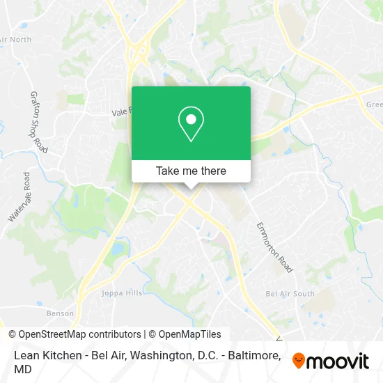 Lean Kitchen - Bel Air map