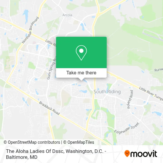 The Aloha Ladies Of Dssc map