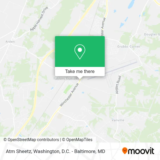 Atm Sheetz map